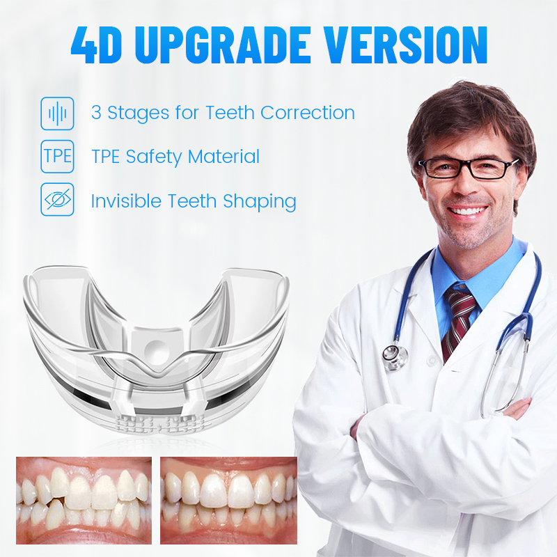 Dental Guard Night - Appareils orthodontiques dentaires à 3 étapes,