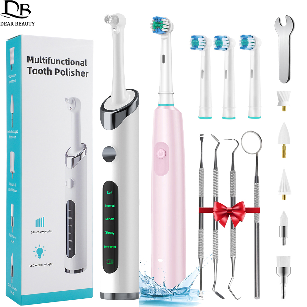 Teeth Whitening Toothbrush - Polisseur électrique pour les dents, détartreur