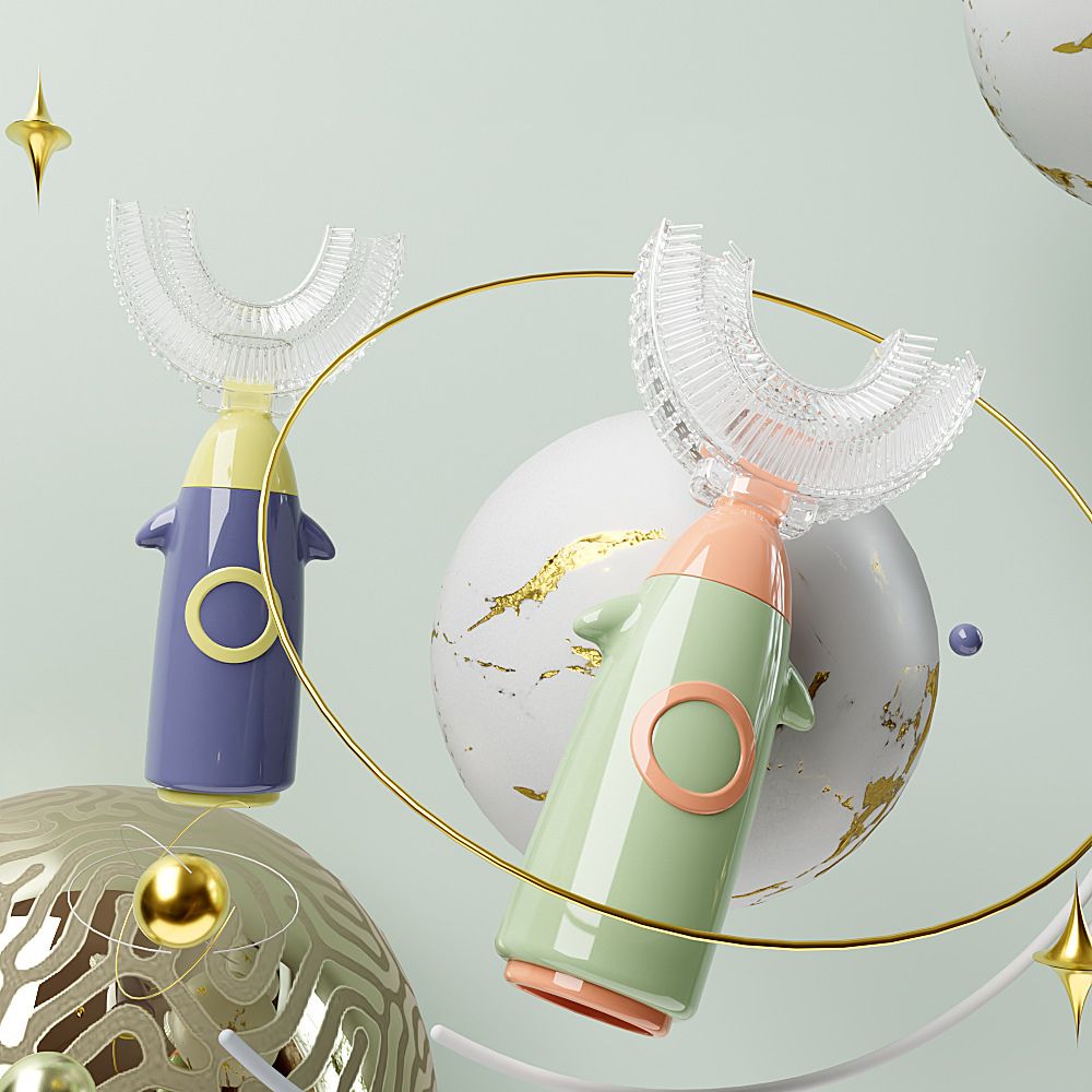 Teeth Whitening Toothbrush - Cadeaux pour enfants, soins bucco-dentaires, brosse