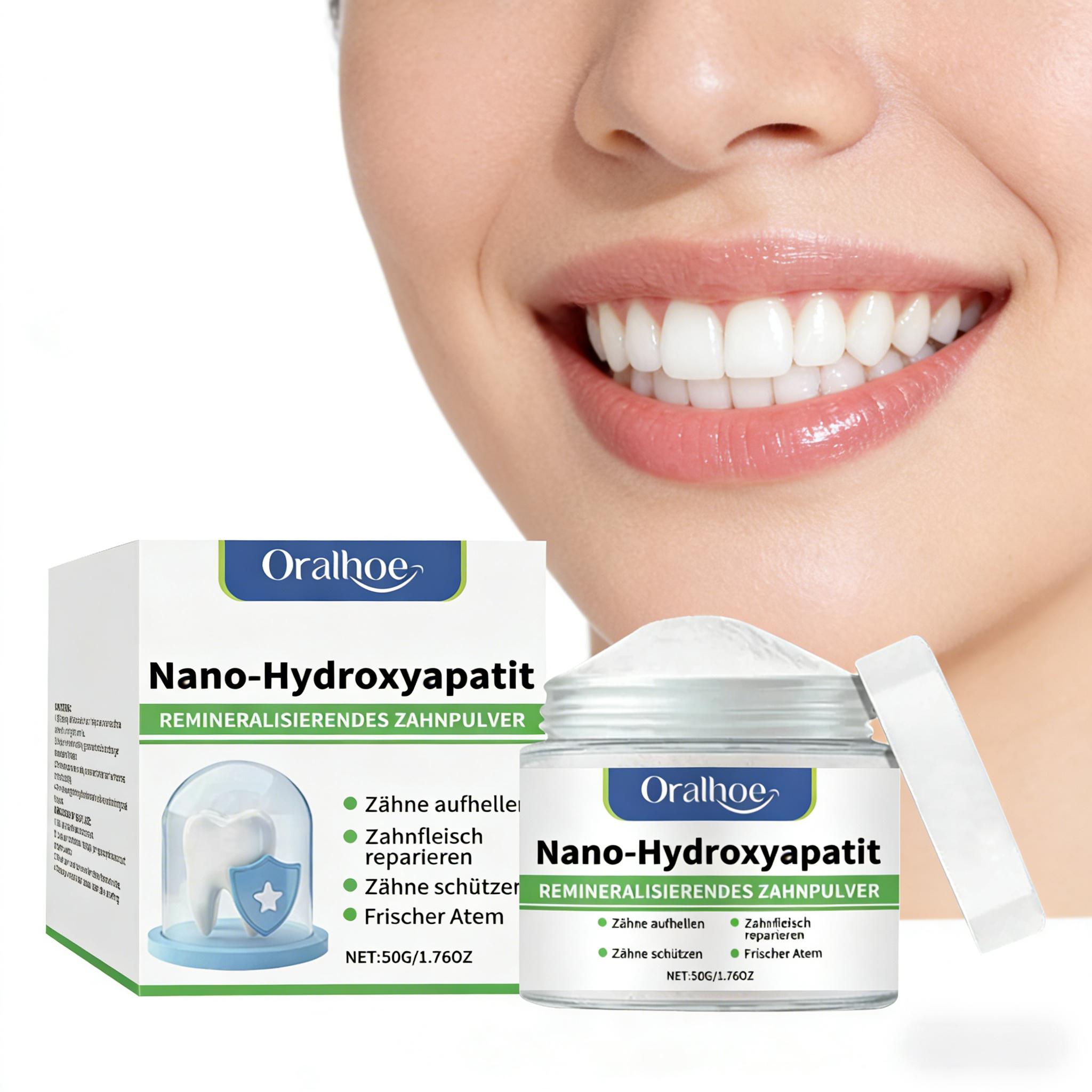 Teeth Whitening Street - Poudre blanchissante Oralhoe pour les dents,