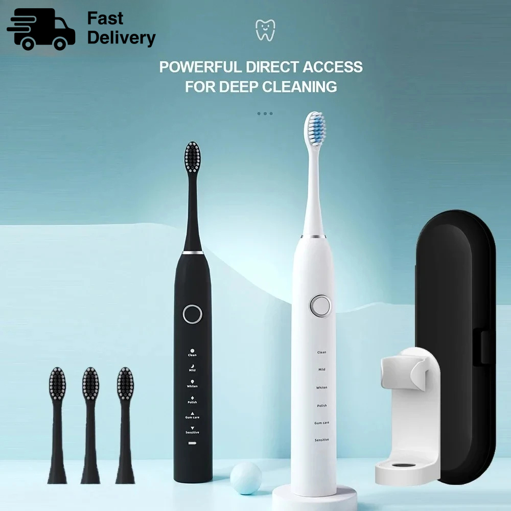 Teeth Whitening Toothbrush - KLXKLX Brosse à dents électrique sonique