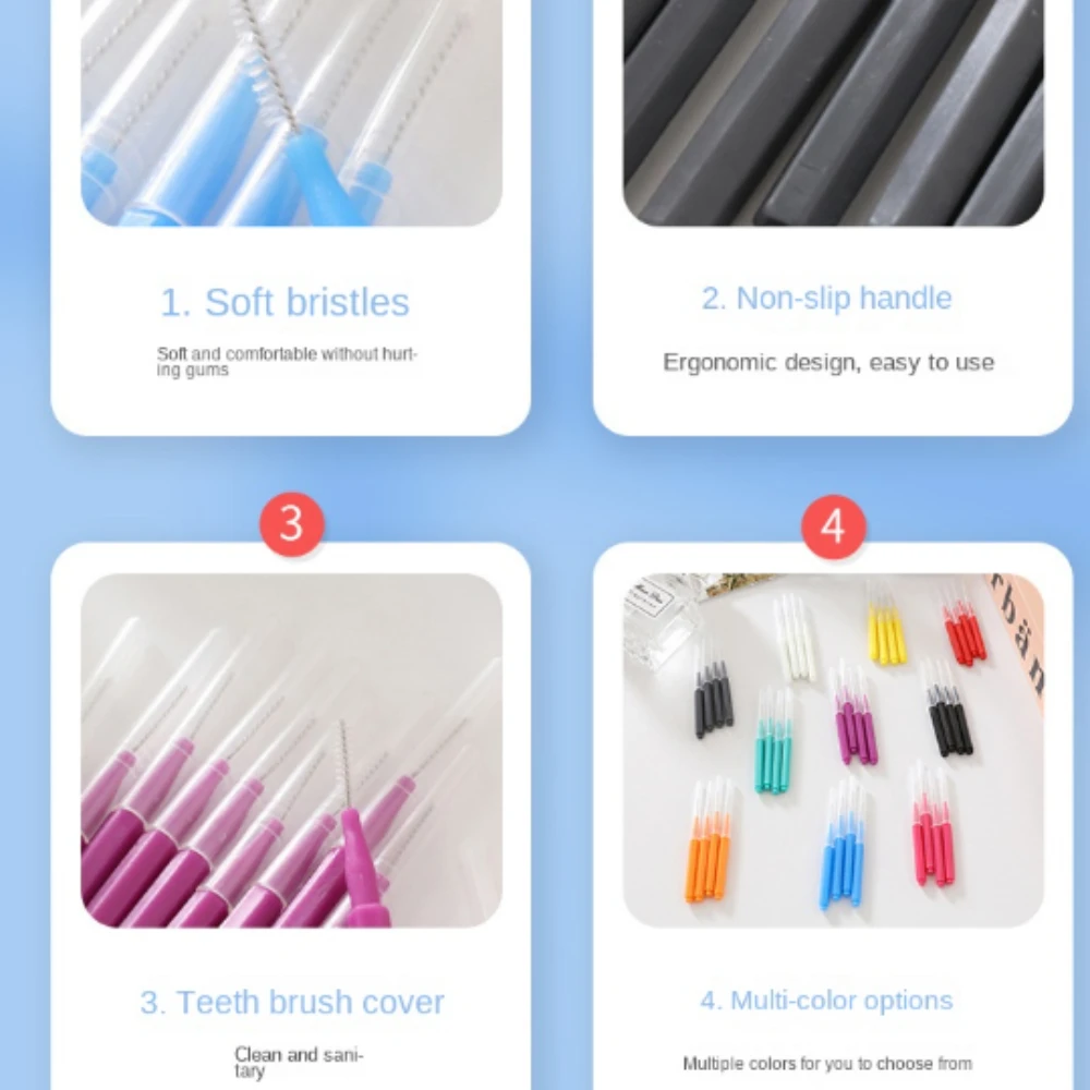 Brosse à dents interdentaire,  - Teeth Whitening Toothbrush avis et prix