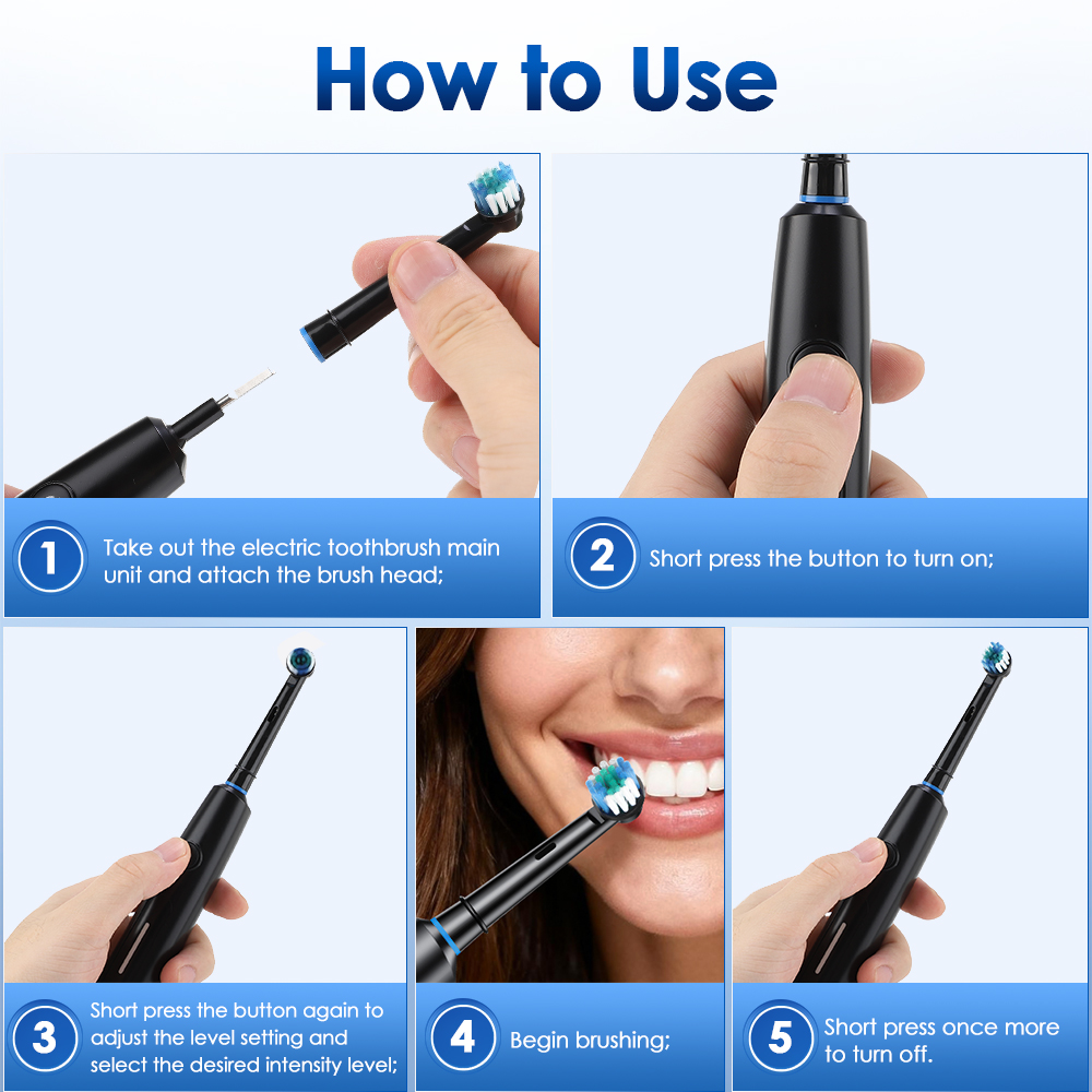 Brosse à dents électrique rota - Teeth Whitening Toothbrush avis et prix