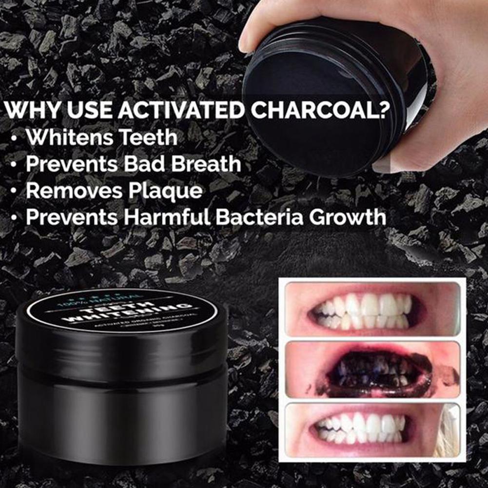 Poudre blanchissante pour les  - Teeth Whitening Activated Organic Charcoal avis et prix