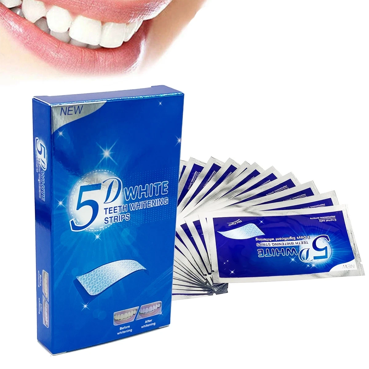 Bandes blanchissantes pour den - Teeth Whitening Gel Refills avis et prix