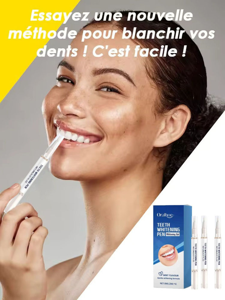 Lot de 2 stylos blanchissants  - Teeth Whitening Pens avis et prix