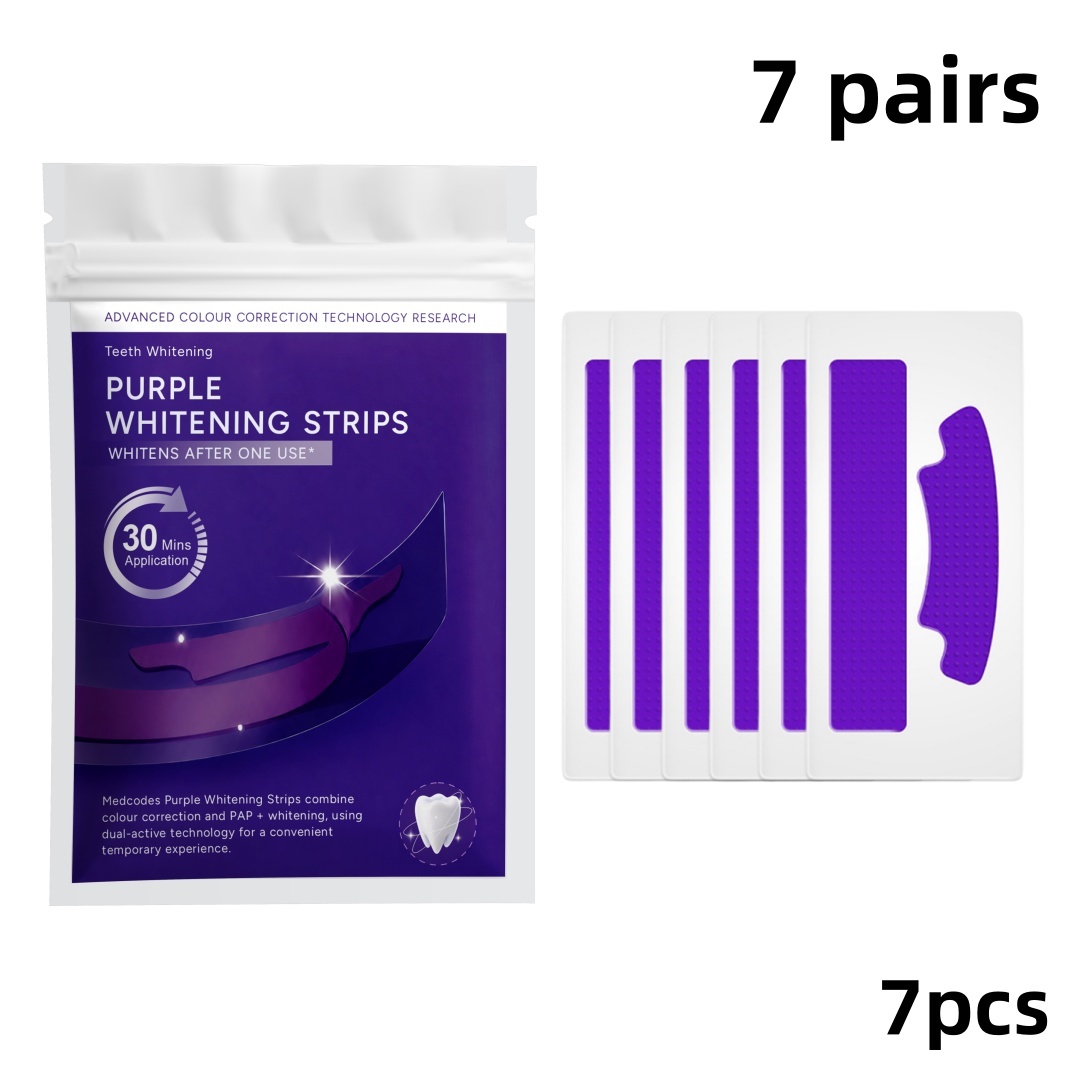 7 paires de bandes blanchissan - Teeth Whitening At Home avis et prix