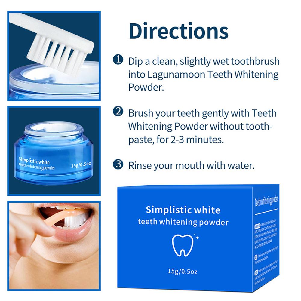 Poudre blanchissante pour les  - Teeth Whitening Results avis et prix
