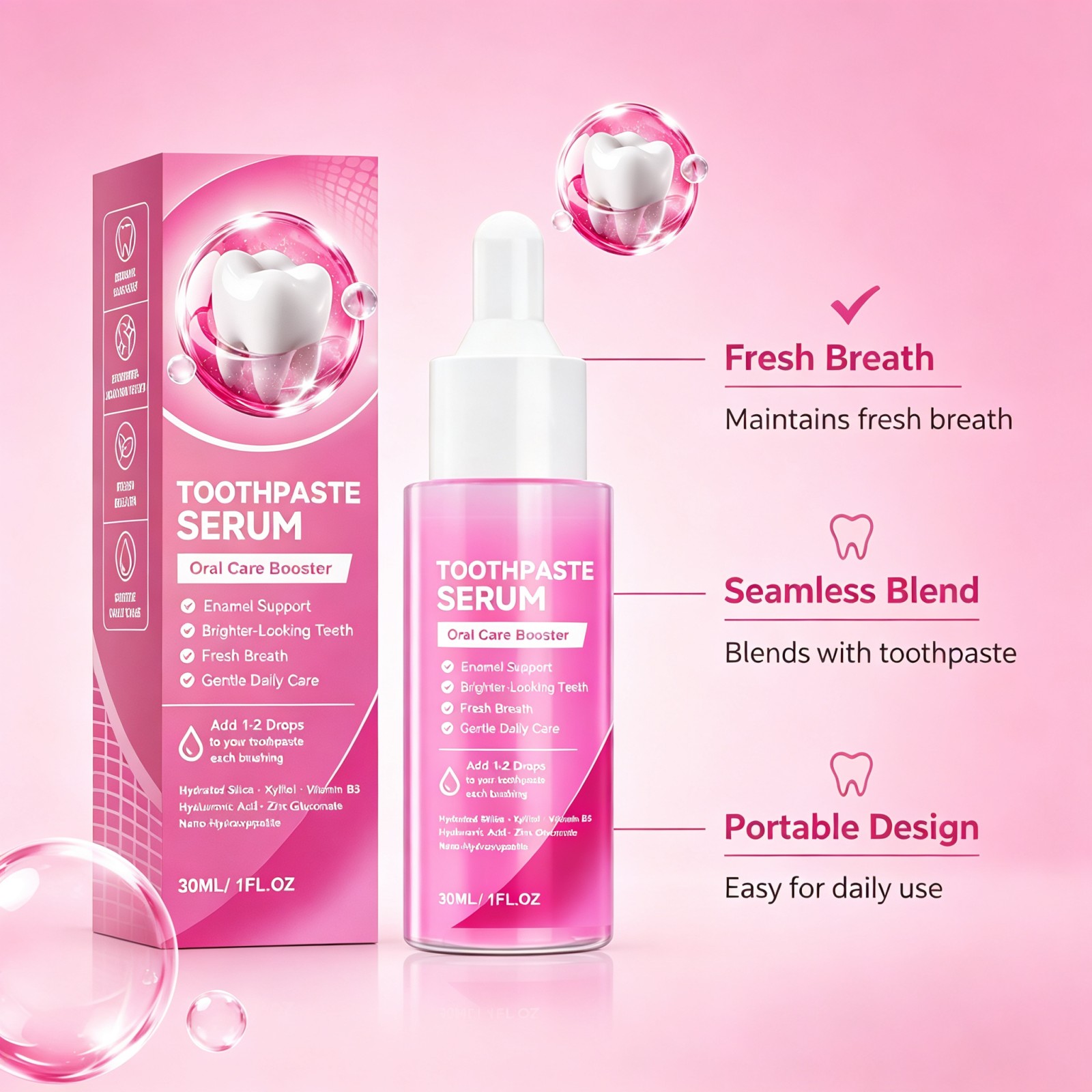 Sérum dentifrice Nano Hydroxya - Enamel Repair Serum avis et prix