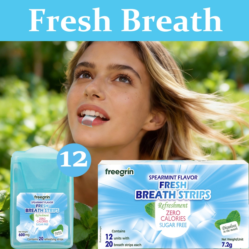 FREEGRIN Bandes buccales aroma - Teeth Whitening Street avis et prix