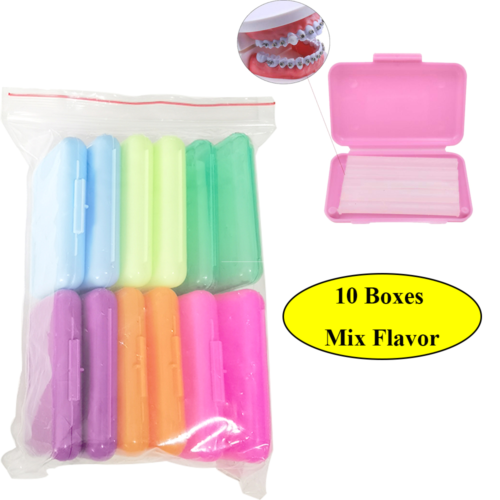10 boîtes de cire de soulageme - Teeth Whitening For Braces avis et prix