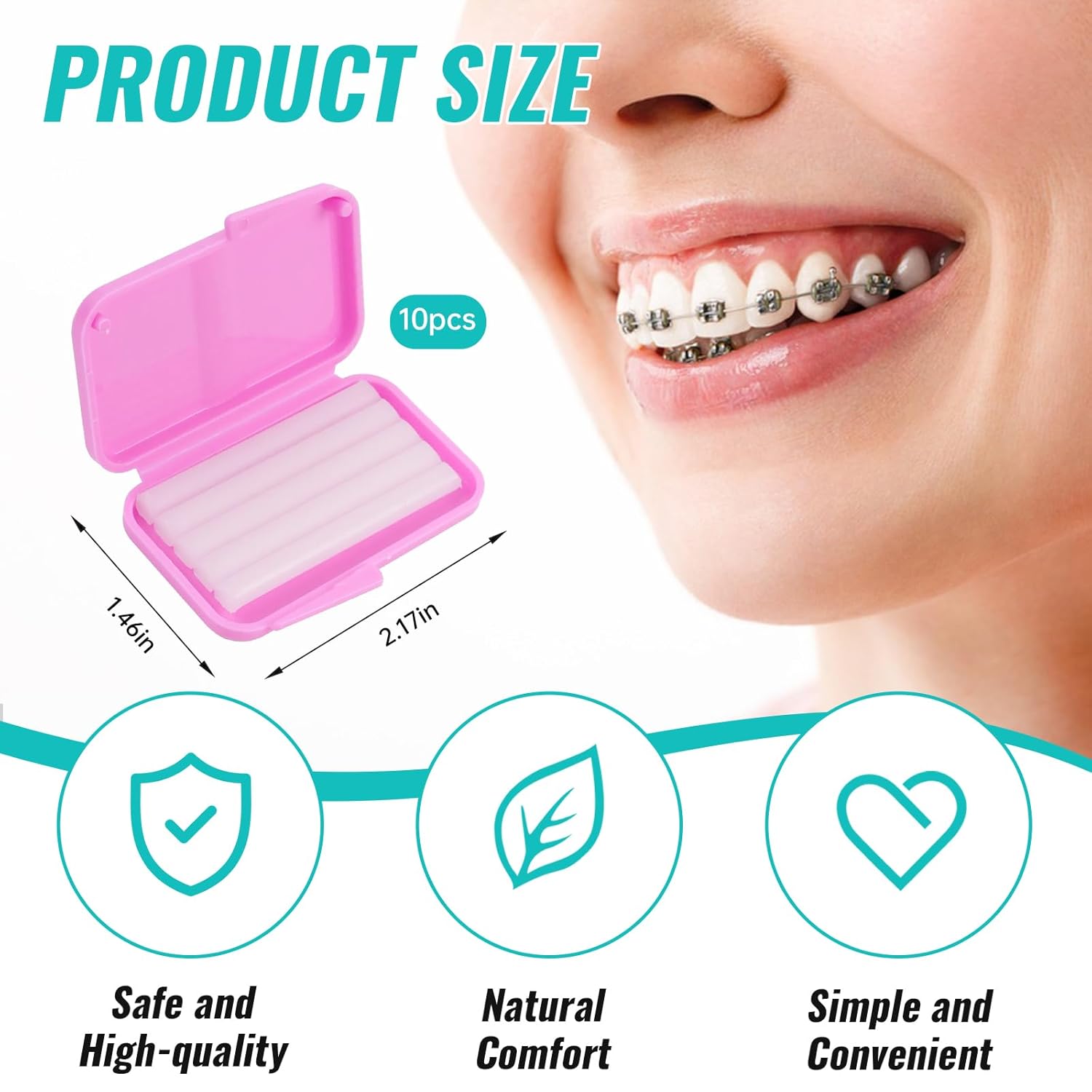 10 boîtes de cire de soulageme - Teeth Whitening For Braces avis et prix