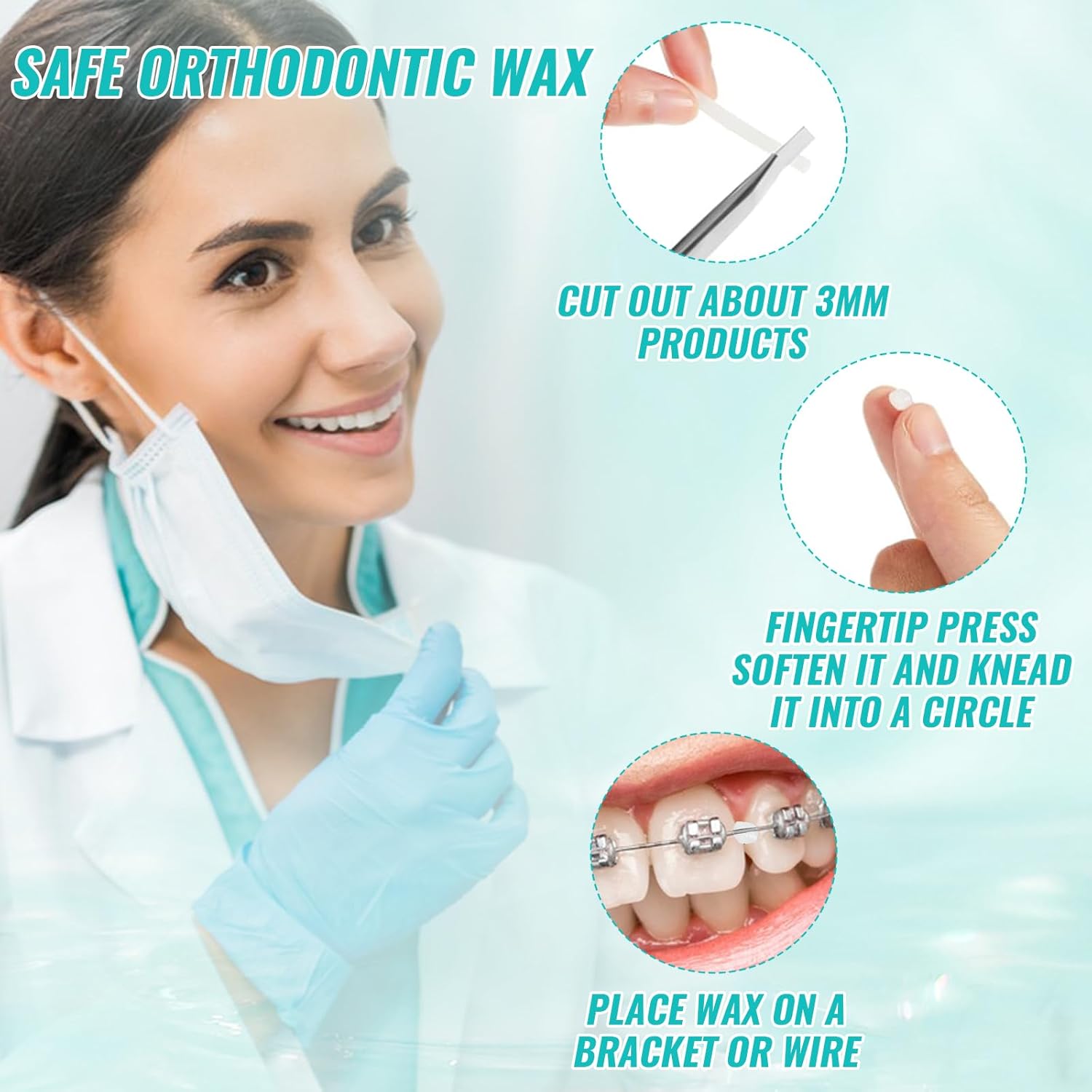 10 boîtes de cire de soulageme - Teeth Whitening For Braces avis et prix