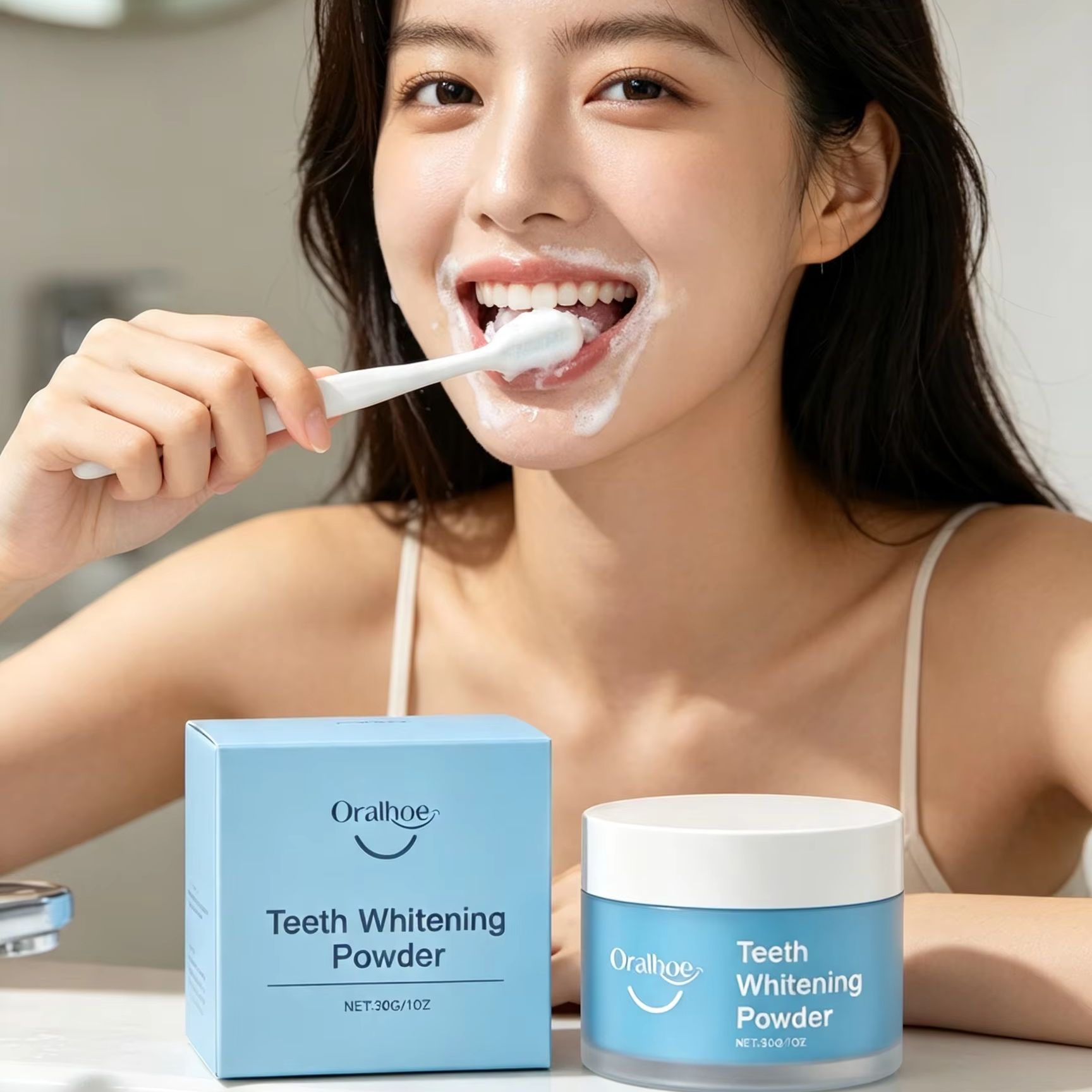 Poudre dentaire Oralhoe pour l - Teeth Whitening Street avis et prix
