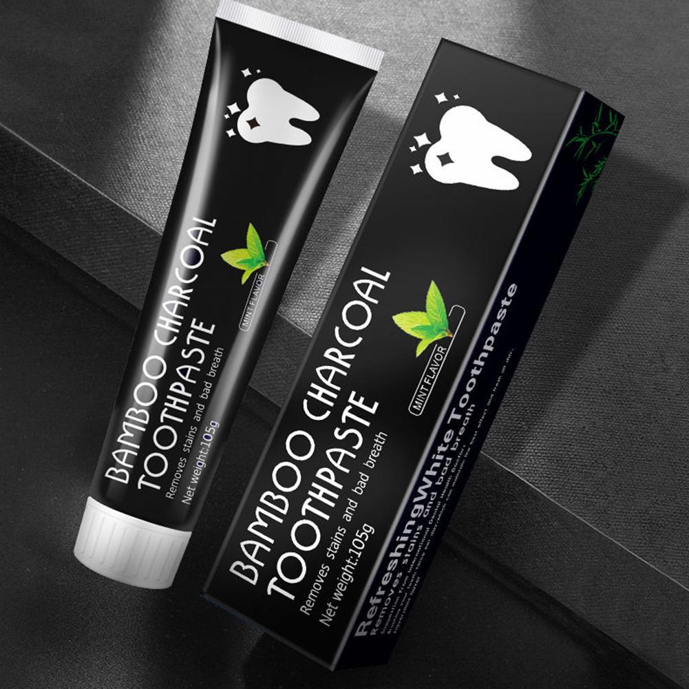 Dentifrice au charbon de bambo - Teeth Whitening Activated Organic Charcoal avis et prix
