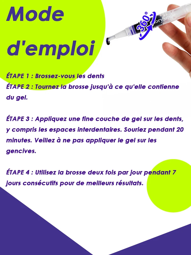 Stylo blanchissant pour les de - Teeth Whitening Pens avis et prix