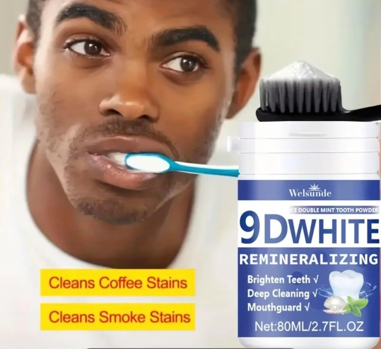 Poudre dentaire reminéralisant - Teeth Whitening Street avis et prix