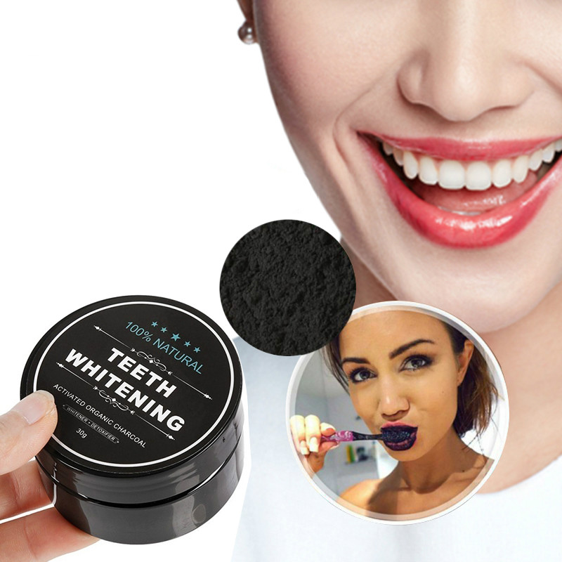 Poudre de charbon actif pour l - Teeth Whitening Activated Organic Charcoal avis et prix