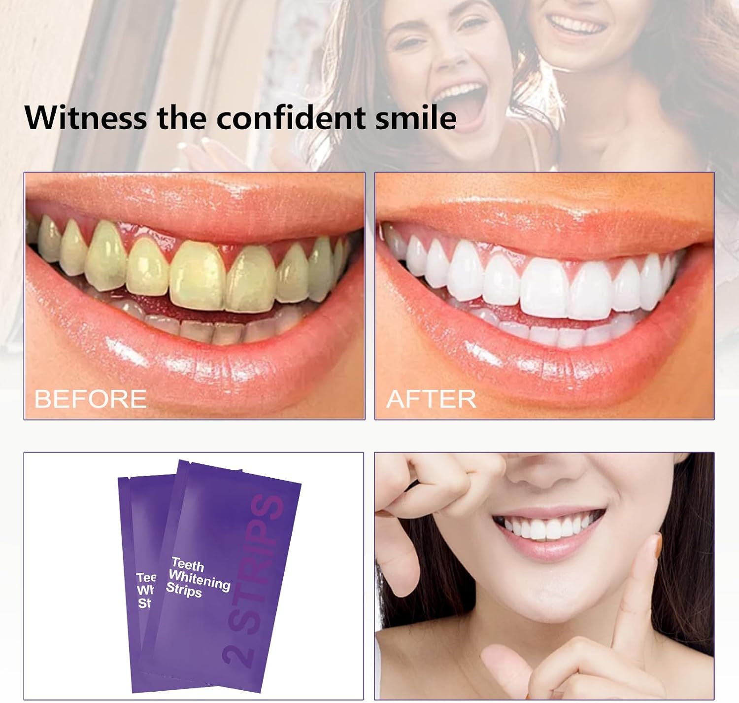 7 bandes blanchissantes violet - Teeth Whitening Gel Refills avis et prix