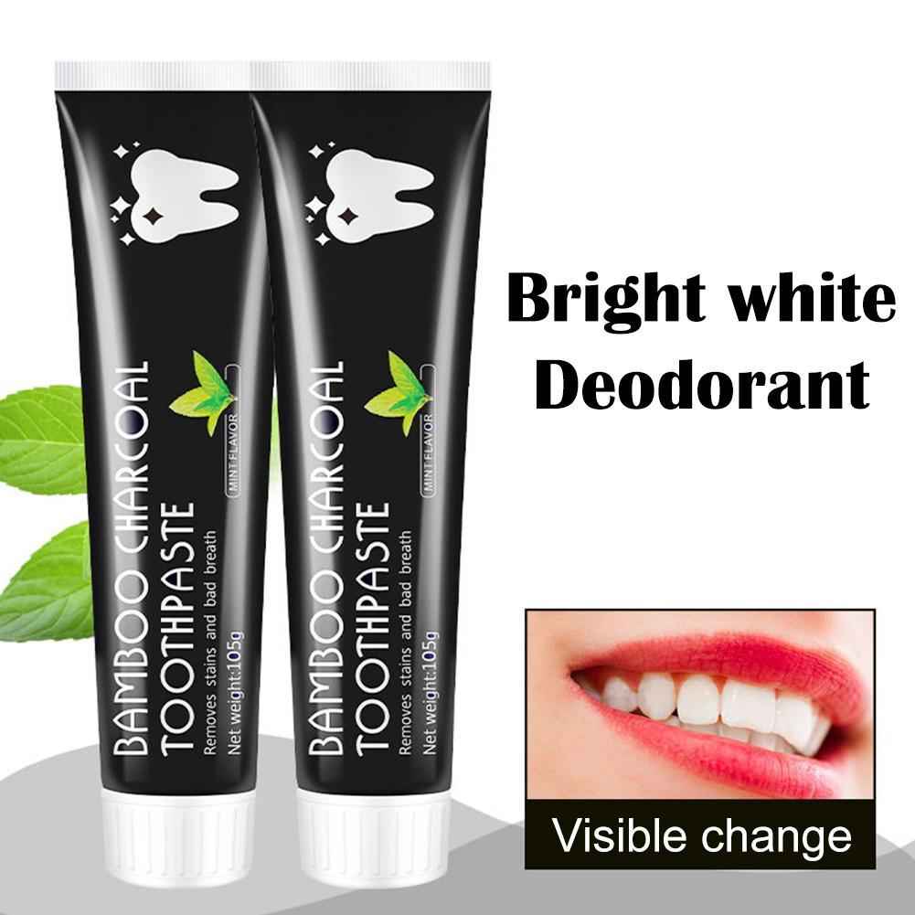 Dentifrice au charbon de bambo - Teeth Whitening Activated Organic Charcoal avis et prix