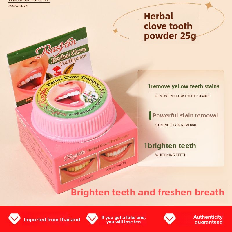 Poudre dentaire thaïlandaise a - Teeth Whitening Street avis et prix