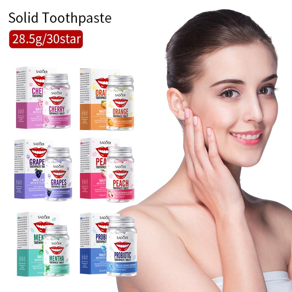 Comprimés de dentifrice solide - Teeth Whitening Street avis et prix