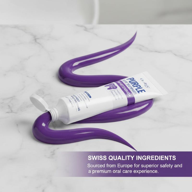 Dentifrice blanchissant violet - Teeth Whitening At Home avis et prix